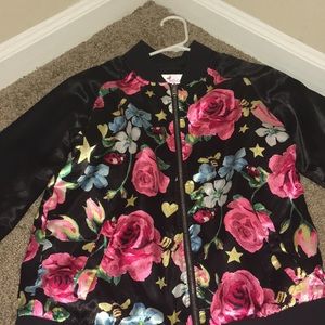 selling justice bomber jacket!